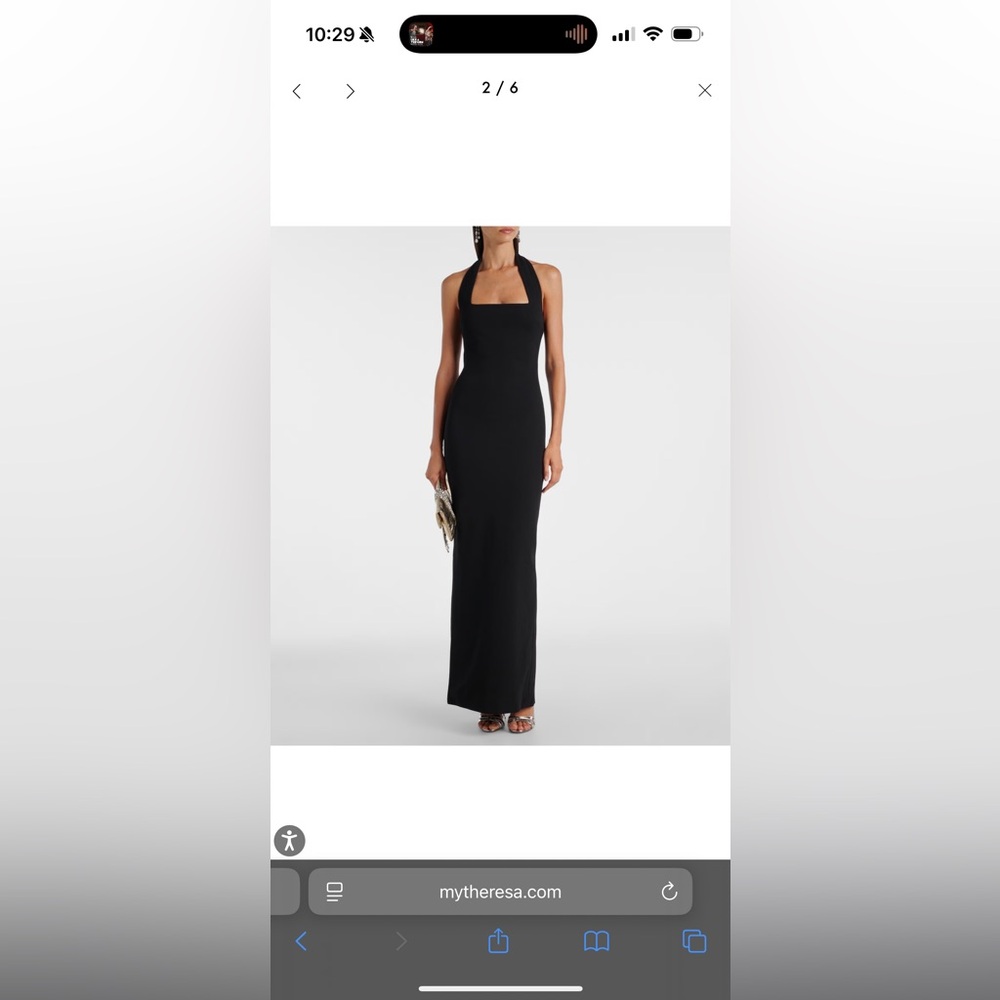 Solace London Black Dress